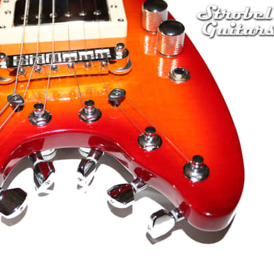 Strobel  Rambler Professional Travel Guitar - Cherry Sunburst for sale