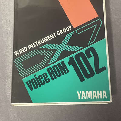 Yamaha vrc-102 wind instrument group DX7 dx5 dx1 Data ROM Cartridge