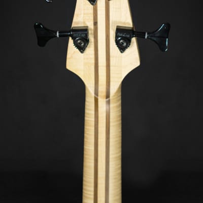 Woodstock Custom AK-64 Bass, Ash Burl 'Rock for Ukraine' image 6