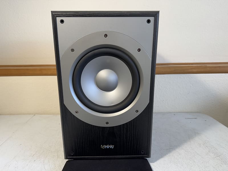 Infinity PS-8 Powered Subwoofer Bass Sub Home Theater 8&quot; Woofer Crossover Dolby  			