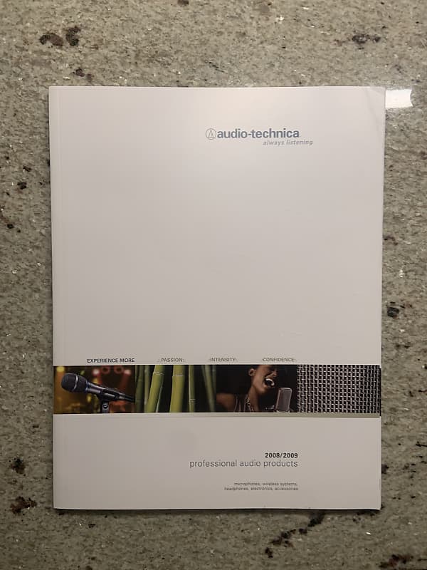 2008 Audio Technica Catalog Reverb
