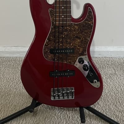 Fender American Standard Jazz Bass V 1995 - 1997 - Candy Apple Red image 1