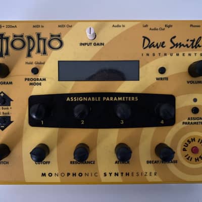 Dave Smith Instruments Mopho Desktop Monophonic Synthesizer 2008 - 2016 - Yellow