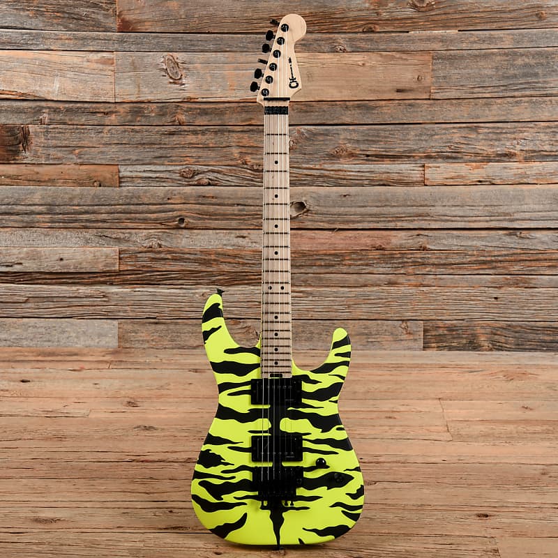 Charvel Satchel Signature Pro-Mod DK22 HH FR Yellow Bengal