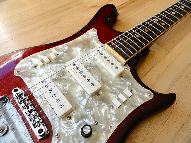 1970s Sverdlovsk Ural 650 USSR Soviet Vintage Electric Guitar RHCP Chili Peppers Upgraded Restored Reverb