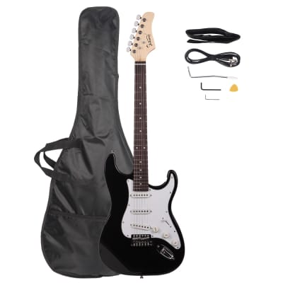 （Accept Offers）Brand New Glarry GST Rosewood Fingerboard Electric Guitar Black image 9