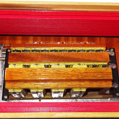 Close to New! Hohner Ouverture V Diatonic Original German Squeezebox, Button Accordion Garmon, Straps 2040, Rare Luxury Harmonica, Fantastic sound! imagen 15