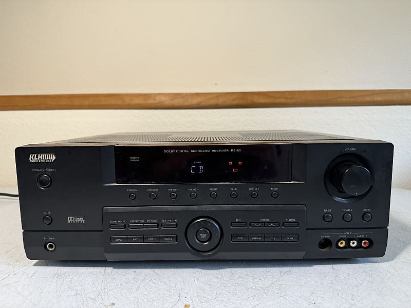 KLH R5100 Receiver HiFi Stereo Vintage 5.1 Channel Home Theater Radio Audio AVR  			