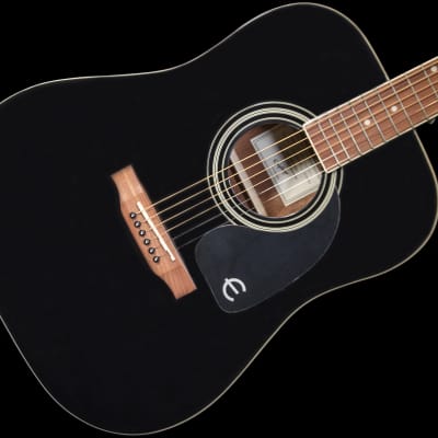 Epiphone Dr-100 Songmaker Dreadnought Acoustic Guitar Ebony for sale