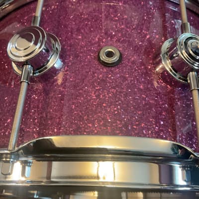DW Collector’s Series SSC Maple Snare 6.5x14 Purple Glass W/Chrome HW image 5