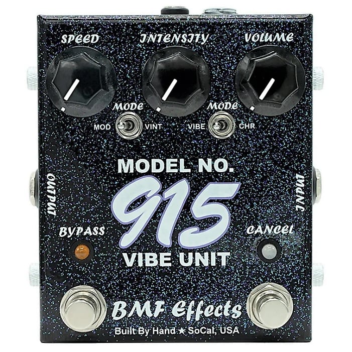 New BMF Effects Model No. 915 Vibe Unit 18V Guitar Effects Pedal w/ Power Supply image 1