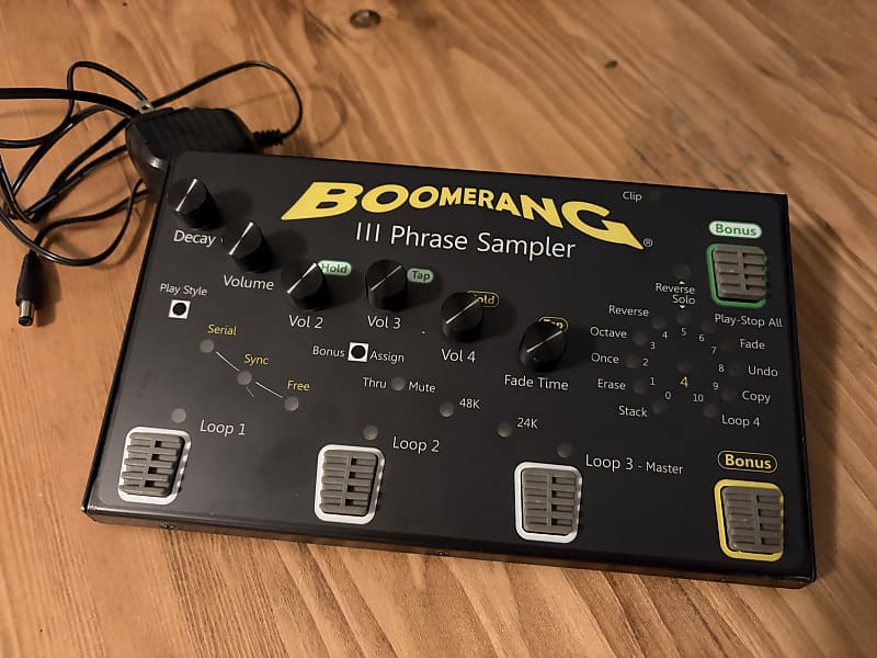 boomerang Ⅲ phrase sampler ルーパー サンプラー Boomerang III Phrase Sampler | Reverb