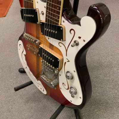 Mosrite Joe Maphis Double Neck Electric Sunburst image 6