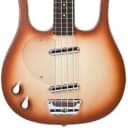 Danelectro D58LHBLFT-CPR Longhorn Bass Body Shape 4-String Electric Bass Guitar  For Lefty Players