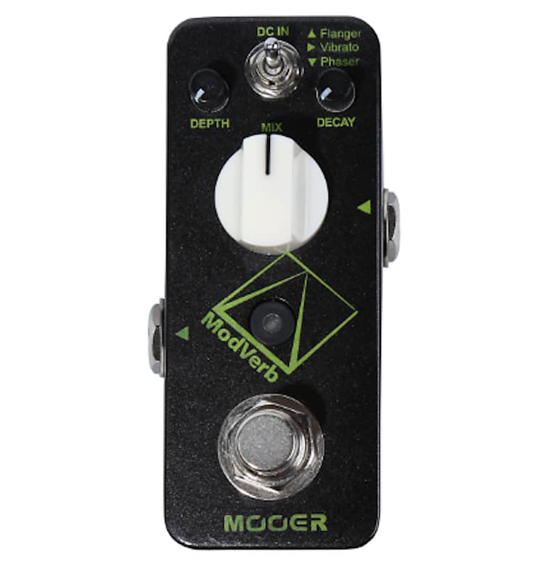 Mooer ModVerb Digital modulation/reverb Pedal with Flanger/ Vibrato/ Phaser + TAP NEW! Model 3 Modes image 1