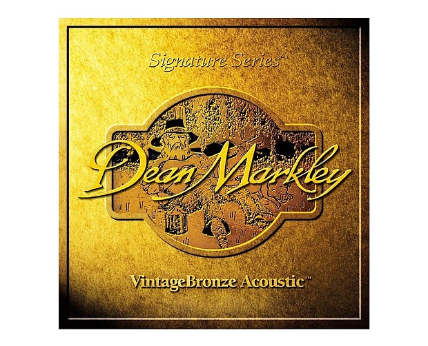 Dean Markley 2004 Vintage Bronze Acoustic Guitar Strings - Medium Light (12-54) image 1