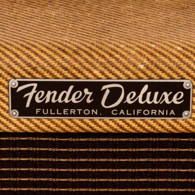 1961 Fender Deluxe Tweed Narrow Panel Vintage Tube Amp 5E3 Circuit w/ Jensen P12Q, Victoria Cover image 3