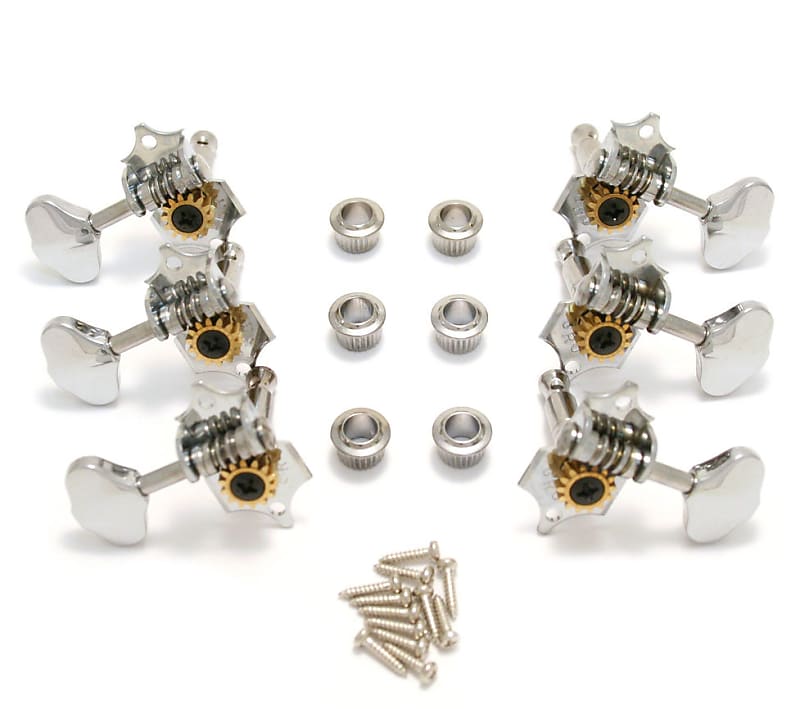 V97C Grover Guitar Tuners Original Chrome StaTite Vintage Reverb