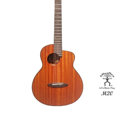 aNueNue M20 Solid African Mahogany 36' Travel Guitar acoustic. for sale