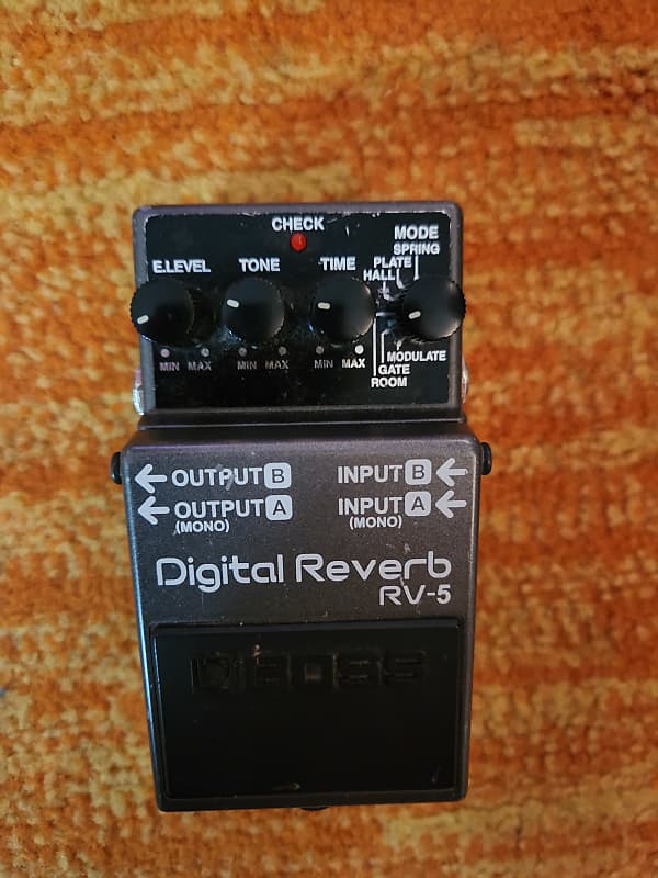 Boss RV-5 Digital Reverb (Dark Gray Label) 2002 - Present - | Reverb