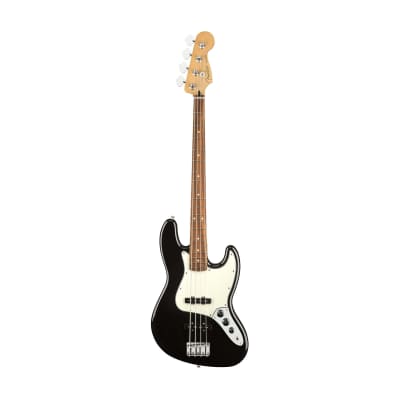 Fender Player Jazz Bass Guitar, Pau Ferro FB, Black | Reverb