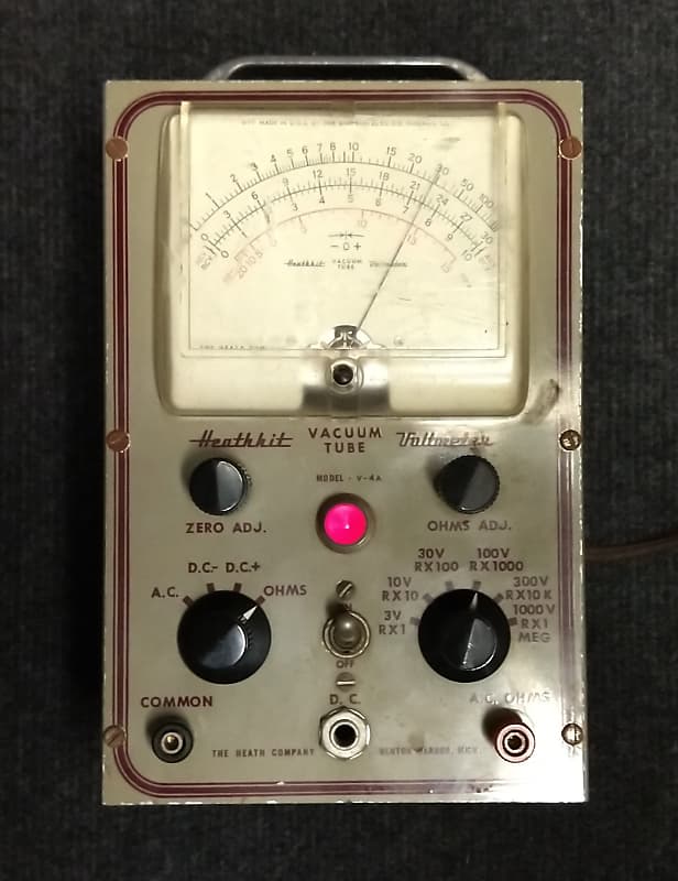 The Vacuum Tube Volt-ohm Meter (VTVM).