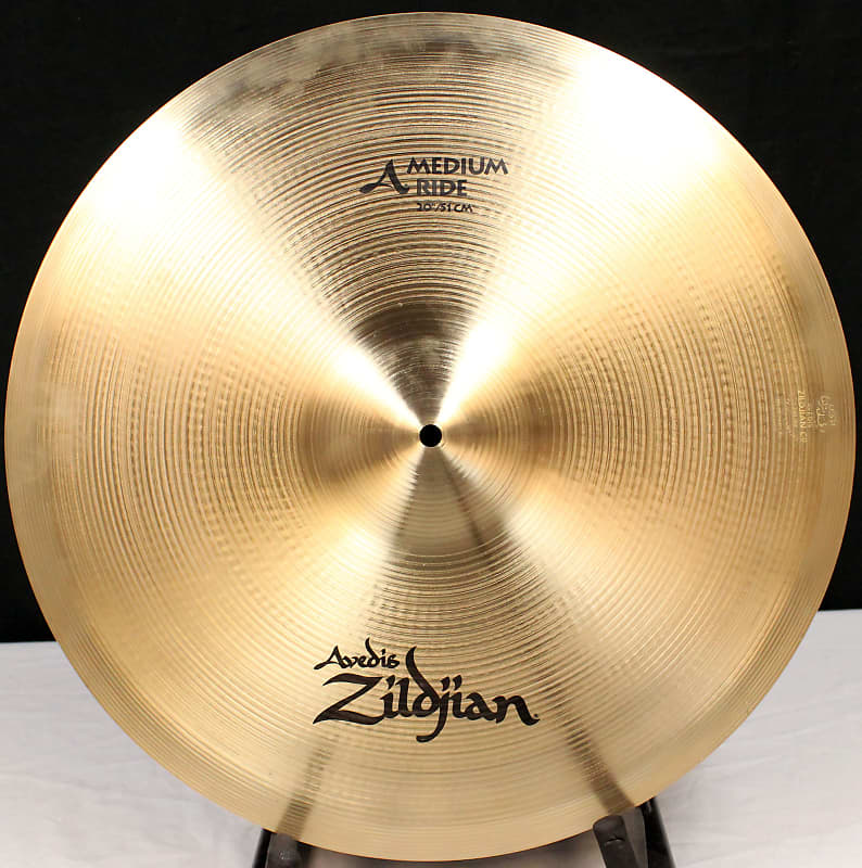 Zildjian 20" A Series Medium Ride Cymbal 1982 - 2012 image 2