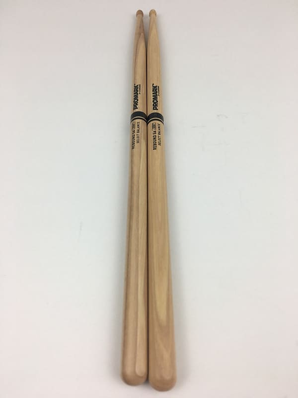 Promark Rebound Balance Hickory Drum Sticks | Tear Drop Tip - 7A - .535 image 1