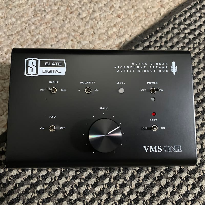 Slate VMS ONE Ultra Linear Microphone Preamp Active Direct Reverb