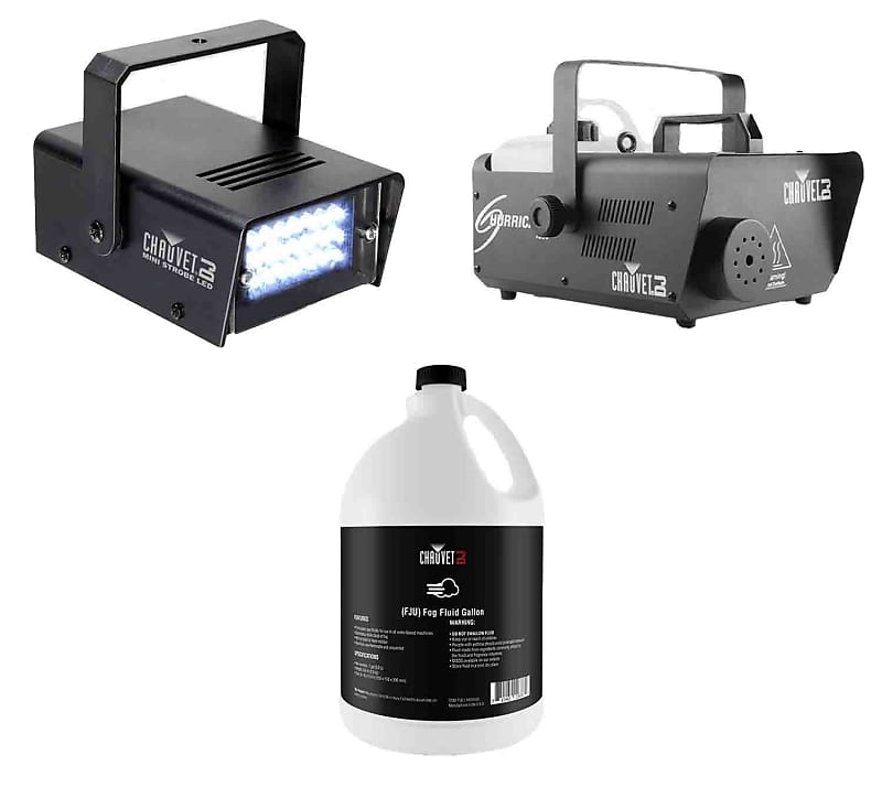 Chauvet DJ Fog Machine Package with Fluid Gallon Reverb