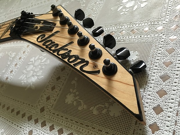 Jackson DK2M Electric Guitar, Gloss Black, Japan made, w Upgrades