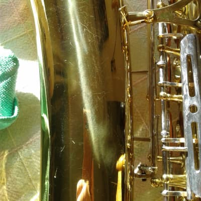 Conn 22M Tenor Saxophone 1978 Brass Lacquer w/ Brass Keys image 6