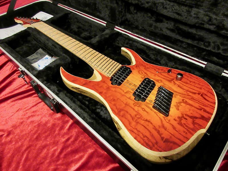 OVERLOAD Custom Guitars RAIJIN 7弦 Overload Custom Guitars Raijin7 BARITONE Carved Top Trans
