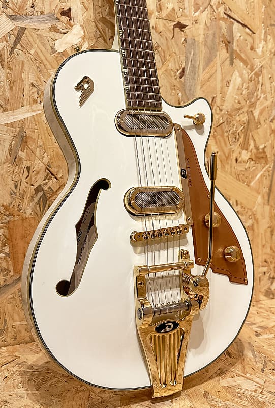 Duesenberg Starplayer TV Phonic - Venetian White Inc. Case