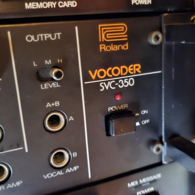 Roland SVC-350 Vocoder Plus Rackmount Analog Vocoder 1979 - 1986 - Black image 2