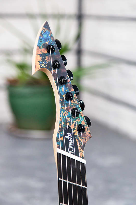 ギター ormsby hype gtr 6, blue aged copper Ormsby Hype GTR Elite 6 - copper print Multi-scale guitar