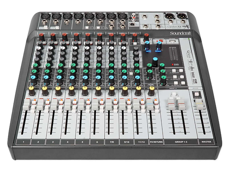 Soundcraft Signature 12 MTK 12MTK Mixer w/ 14 In/12 Out Recording