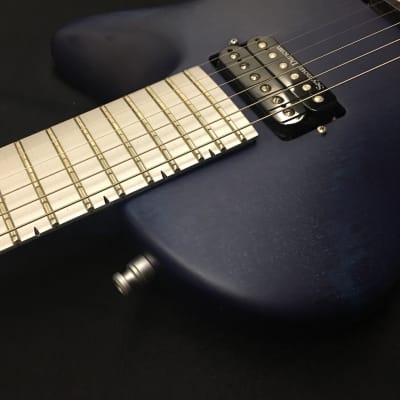 Andreas Shark Blue rare boutique guitar aluminum european custom coil split worldwide shippibg image 3