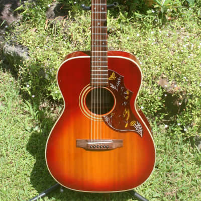 Yasuma Newance MODEL No.1600H 000 size guitar 1973 Sunburst image 1