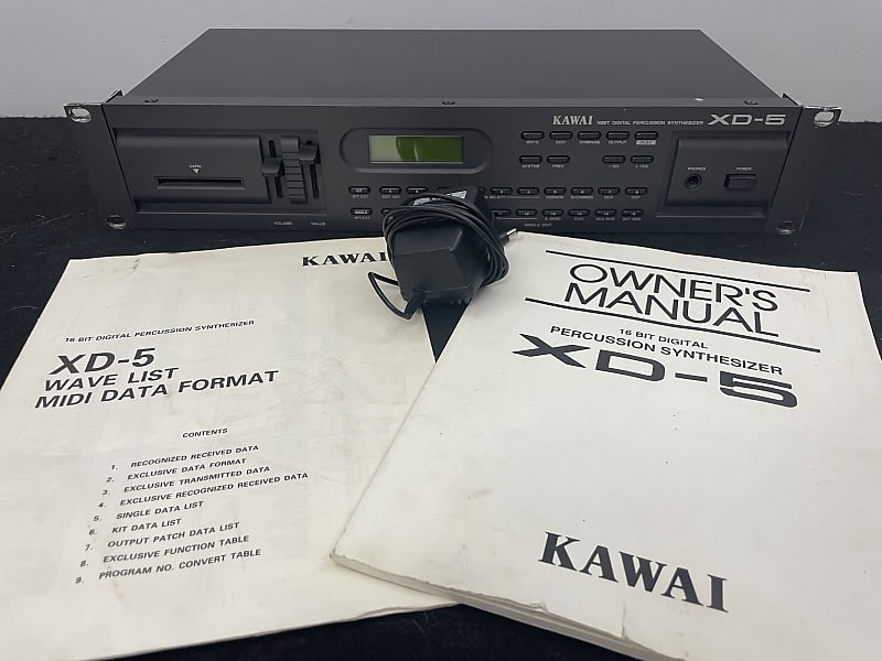 Kawai XD5 rackmount synthesizer Reverb
