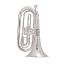 King 1127SP King Marching Brass - Background Brass Silver-Plate Finish
