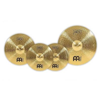 Meinl HCS141620  Complete Cymbal Set 14" Hihat, 16" Crash, 20" Ride  (w/ Video Demo) image 2