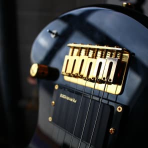 Fernandes Nomad Travel Guitar Built in Speaker 1990's Black Gold image 9