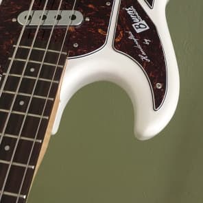RARE Left-Handed BURNS Marquee Club Series Bass Guitar / Trisonic pickups / lefty Left Handed image 4