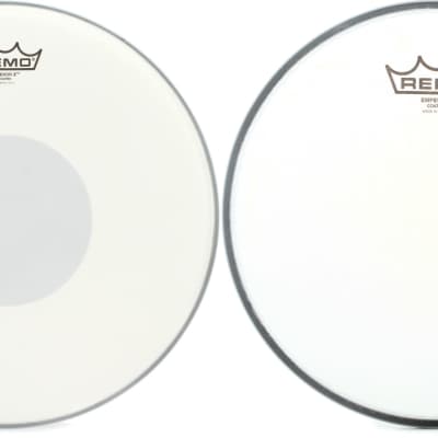 Remo Emperor X Coated Drumhead - 14 inch - with Black Dot  Bundle with Remo Emperor Coated Drumhead - 10 inch image 1