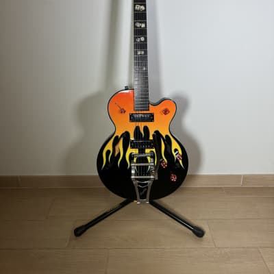 Epiphone Flamekat 2004 Ebony with Flame Graphic for sale