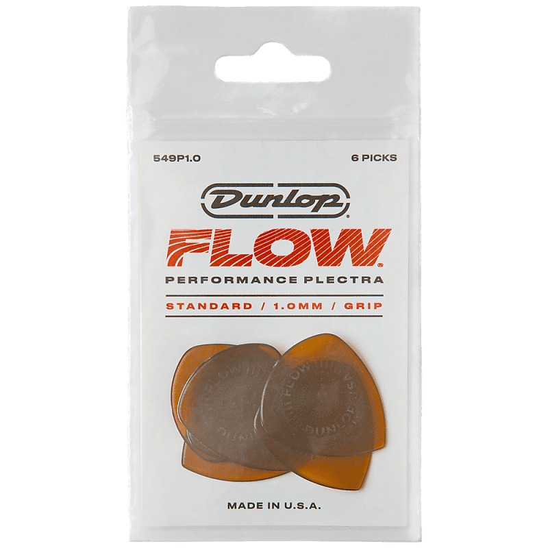 Dunlop Flow Standard Picks 6-Pack, 549P - 1.0 image 1