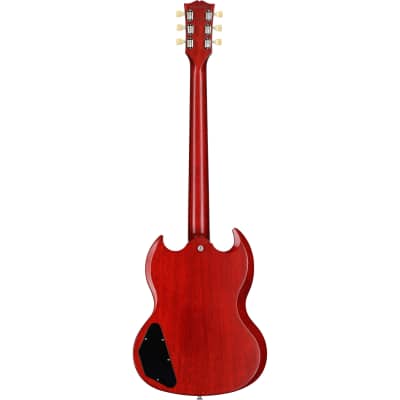 Gibson SG Standard '61 Maestro Vibrola Faded Electric Guitar (with Case), Vintage Cherry Satin image 6
