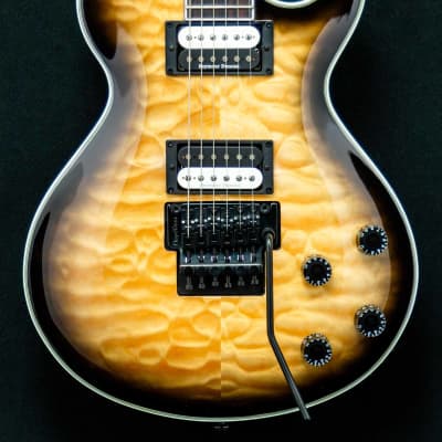 Dean Guitars Thoroughbred - Select - Quilt Maple - Floyd Rose - Natural Black Burst - #1 2023 - Gloss image 2