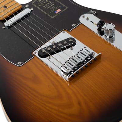 Fender American Ultra Luxe Telecaster Maple 2-Color Sunburst image 9